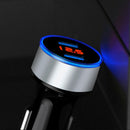 3.1A Dual USB Port Car Charger Digital LED Display Lighter Adapter Voltmeter