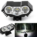 7500 Lumen 3X CREE T6 LED Bicycle Bike Front Light Lamp Headlight Headlamp