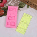 Vivid Wallet Handbag Purse Silicone Fondant Soap Cake Mold Cupcake Candy Tool Gw