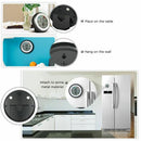Digital LCD Display Indoor Thermometer Hygrometer Round Wireless Electronic S3F4