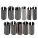 2Pcs 6,6.35mm to 12.7mm Engraving Bit CNC Router Tool Adapter Chuck Collet