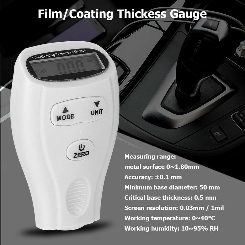 Thickness Gauge Tester High Performance GM200A Digital Car Paint Coating Carry