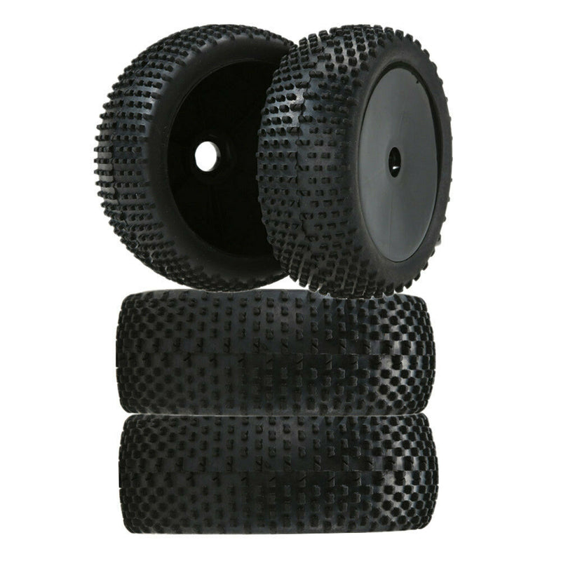 4 Pieces Wheel Rim & Rubber Tyre Tires 1:8 Fit for HSP Redcat FS Off-road RC Car