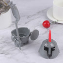 Boiled Egg Cup Holder Egg tray With Holding a Spoon Knight in Shining Armour BX