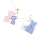 10x lovely color animal wooden clip photo paper craft diy clips with hemp OZ