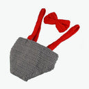 Newborn Baby Boys Girls Crochet Knit Costume Photo Photography Props Outfit M7C8