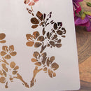 Reusable flowers Stencil Airbrush Art DIY Home Decor Scrapbooking Album Craft  Z