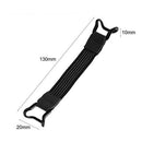 PC Black Mobile Phone Holder Elastic Strap Metal Bracket One Hand Operation Gift