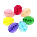 14PCS Easter Egg Silhouette Hanging Decorations - Honeycomb Hanging Paper BaF7O9
