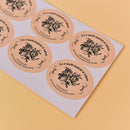 30x/5sheet Seal Stickers Gift Seal Stickers for Homemade Bakery Gift PackaginJ,a