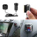 1 Handsfree Wireless Bluetooth LCD USB MP3 AUX SD FM-Transmitter Magnet Cars Kit