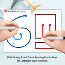 Kids Writing Track Focus Training Puzzle Toys for Left/Right Brain Thinking