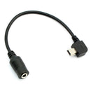 Mini USB To 3.5mm Miniphone Mic Adapter Cable For  3 3+ 4 Camera 3C