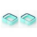 2 Pieces Charming Smart Watch Protector Shockproof Cover for iWatch 4 44mm+40mm