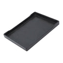 Rectangular plastic tray of restaurant service fast food pizzeria dinner M3B5