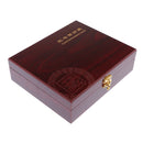 Classic Wooden Military Challenge Coin Box Storage, Coins Medal Display Stand