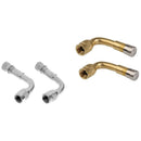 4 x Tyre Valve Extension 90 Degree Angle Adaptor Motorcycle Tyre Wheel Stem F3C7