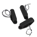 Set of 3 Black Covered Single Coil Pickups for  Electric Guitar