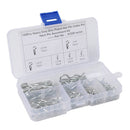 100PCS Industrial Mechanical Hitch Hair R Cotter Pin Tractor Clip Assortment
