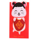 6pcs/set Year of the Rat Packet Bag Chinese New Year Red Money Envel mdPT3C