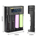 USB LCD Smart Battery Charger 4 Slots For 18650 21700 26650.etc Nimh BatterS Hn