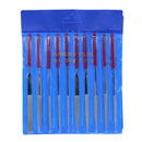 High Quality 10 Pcs Diamond Blade Needle File Coated Cutting Riffler Repair Tool