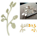 Branch Leaves Metal Cutting Dies Stencil for DIY Scrapbooking Paper Card Decor,a