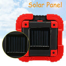 100W 2000LM USB Solar LED Work Light Rechargeable Emergency Flood Lamp with