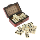 Double Six 28 Dominoes Set Traditional Entertainment Travel Table Board Game