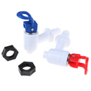 2pcs Universal Push Type Plastic Water Dispenser FaucetTap Replacement Pa B&X