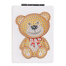 DIY Bear Special Shaped Diamond Painting Mini Vanity Mirror Makeup Mirrors