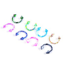 8Pcs Stainless Steel eyebrow Ring Earring Piercing Body Piercing Jewelry Gift