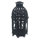 European Metal Moroccan Candle Holder Votive Candlestick Home Decor Black