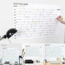 2020 Full Year Wall Planner Calendar Home Office Work 18.5cm JAN-DEC * 26cm B7Y4