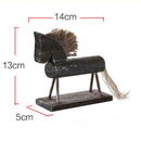 Wood Crafts Horse Design Decoration Ornaments Creative Gifts