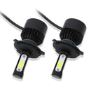 1 Pair H4 Car LED Headlight Kit 6500K 8000LM Hi-Low Beam Headlamp Bulbs