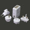 Portable AC 100-240V 4 USB Ports Wall AC Charger Adapter US/EU/AU/UK Plug  HDL