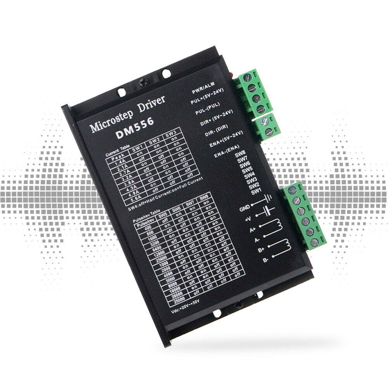 DM556 PWM Bipolar Constant Current 24-50V DC Digital Stepper Motor Driver For 42