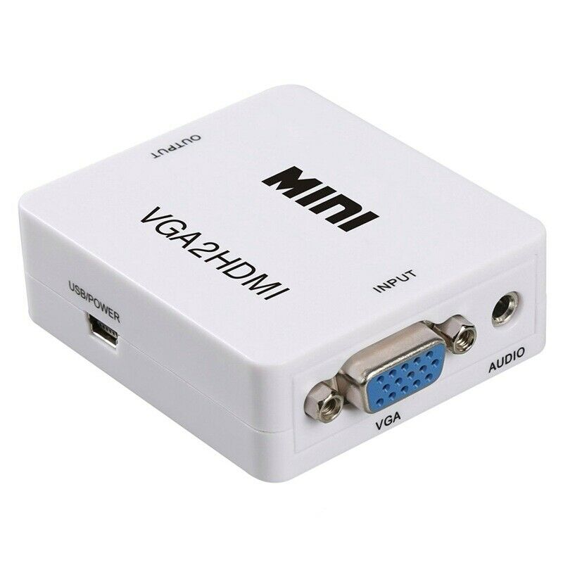 HDMI to VGA Male to Female Adapter Cable with Audio Port X9C9