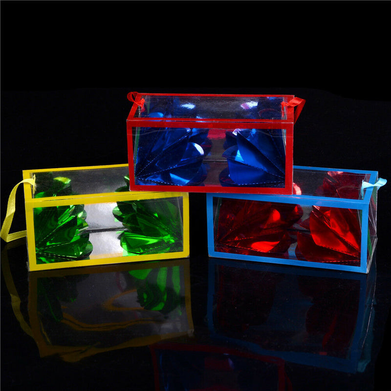 Magic Trick Flower Boxes From Empty Paper Bag Magician Stage Show Props JR
