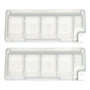 2 Pcs Game Card Holder Storage Box For  Switch White Wear Resistant