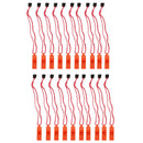 20 packs Orange Whistle & Lanyard Emergency Survival Outdoor Camping w/ Lanyard