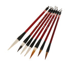 Set of 7pcs Chinese Calligraphy Brush Pen Writing Painting Art Crafts Assorted