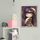 5D DIY Full Drill Diamond Painting Little Girl Cross Stitch Embroidery Kit