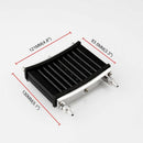 Universal Motorcycle Cnc Aluminum Engine Oil Cooler Cooling Radiator Kit Fo