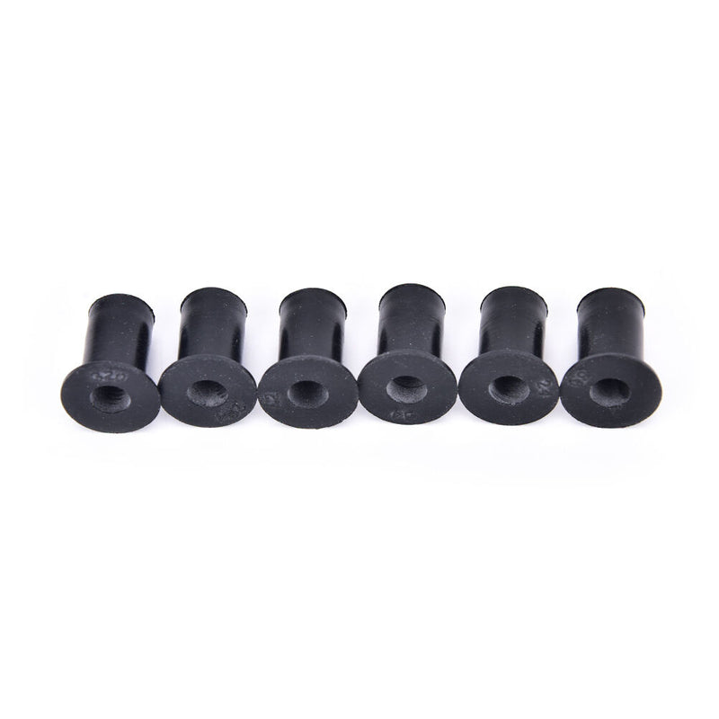 6pcs M5 rubber grommet nuts blind fastener windscreen kayak accessories LJ