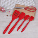5Pcs Red Silicone Cooking Tool egg Beater Spoon Spatula Oil Brush Kitchenware.kz