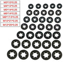 260Pcs Nut Push On Retainer Washer Assortment Clips Fasteners Kit Smoot WYA