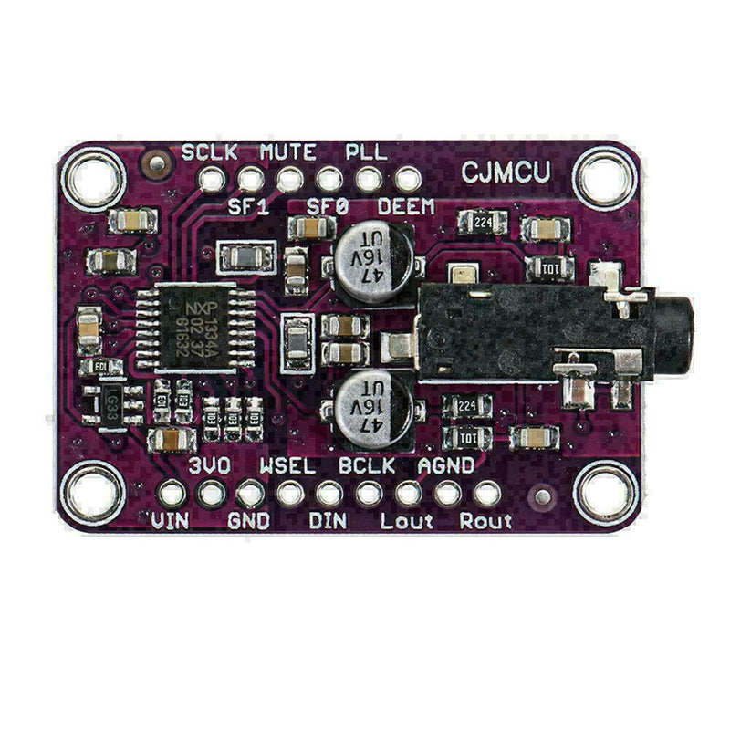 For CJMCU-1334 UDA1334A I2S Audio Stereo Decoder Module 3.3V-5V Boa Z7D6 X9 H6S9