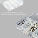 Multi-function 6 Grids Storage Box Mobile Phone Accessories Screw Container